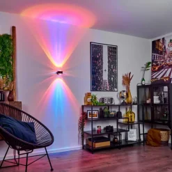 hofstein Applique murale Sapri Noir, 1 lumière