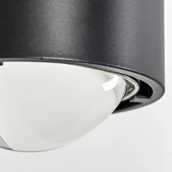 hofstein Applique murale Sapri Noir, 1 lumière