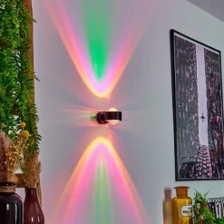 hofstein Applique murale Sapri Noir, 1 lumière