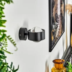 hofstein Applique murale Sapri Noir, 1 lumière