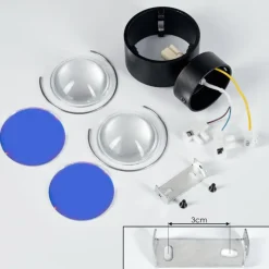 hofstein Applique murale Sapri Noir, 1 lumière