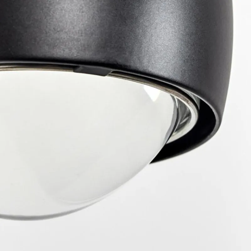 hofstein Applique murale Sapri Noir, 1 lumière