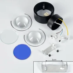 hofstein Applique murale Sapri Noir, 1 lumière