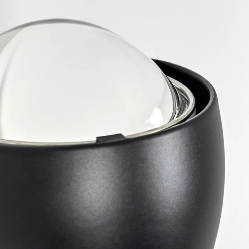 hofstein Applique murale Sapri Noir, 1 lumière