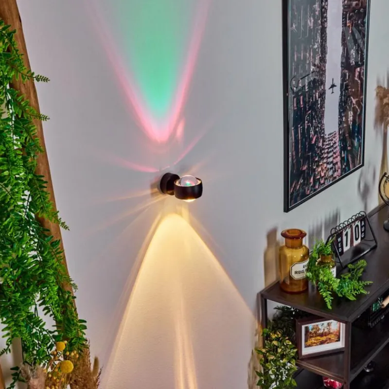 hofstein Applique murale Sapri Noir, 1 lumière