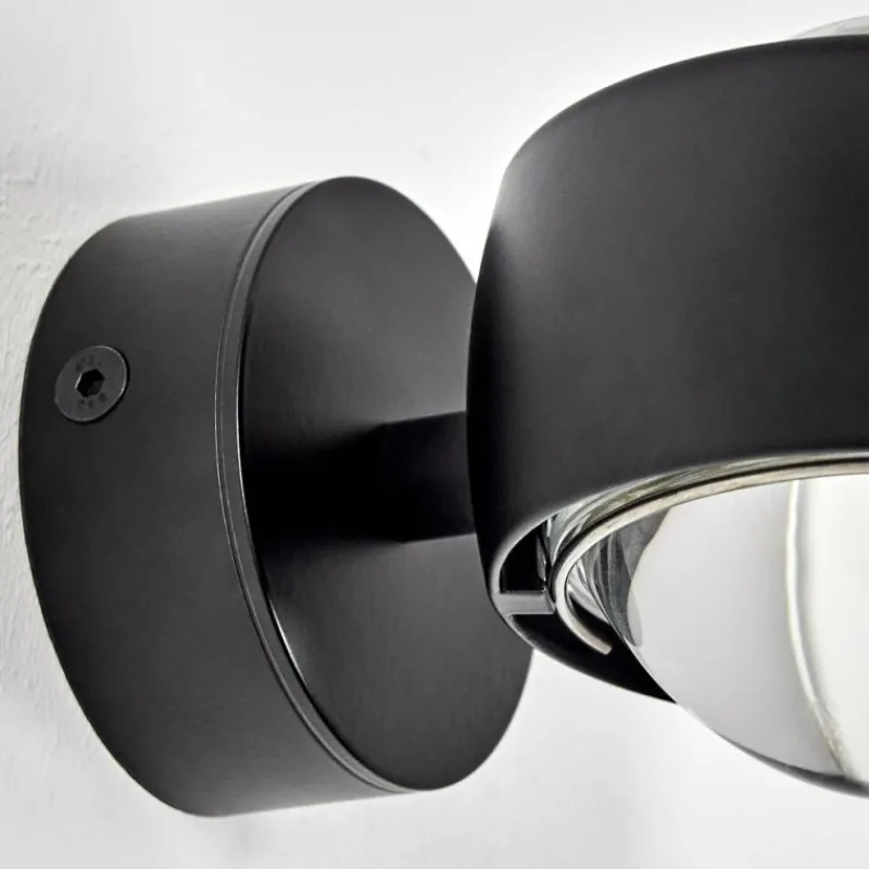 hofstein Applique murale Sapri Noir, 1 lumière