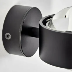 hofstein Applique murale Sapri Noir, 1 lumière