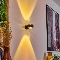 hofstein Applique murale Sapri Noir, 1 lumière