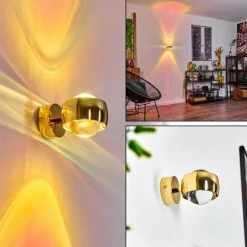 hofstein Applique murale Sapri Or, 1 lumière