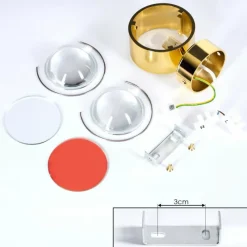 hofstein Applique murale Sapri Or, 1 lumière