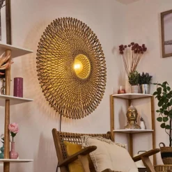 Luminaires Scandinaves-hofstein Applique murale Shelbourne Noir, 1 lumière