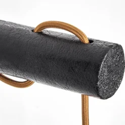 Lampes En Tissu-hofstein Applique murale Tallaboa Brun, Noir, 1 lumière