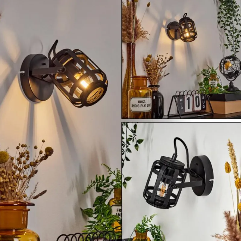 Luminaires Scandinaves-hofstein Applique murale Teheran Noir, 1 lumière