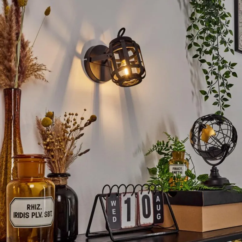 Luminaires Scandinaves-hofstein Applique murale Teheran Noir, 1 lumière