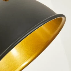 Lampes Dorées-hofstein Applique murale Tina Chrome, Écru, Noir, 1 lumière