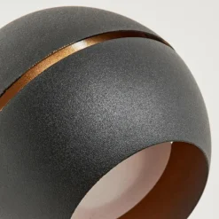 hofstein Applique murale Tome LED Laiton, Noir, 1 lumière* Spots Et Projecteurs