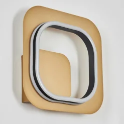 Lampes Dorées-hofstein Applique murale Valduge LED Or, Noir, 1 lumière