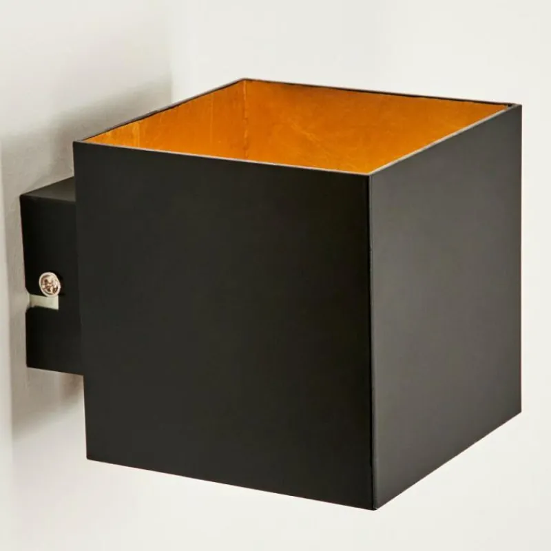 Lampes Dorées-hofstein Applique murale Varco Noir, 1 lumière