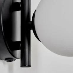 hofstein Applique murale - Verre 10 cm Chehalis Blanc, 1 lumière