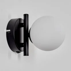 hofstein Applique murale - Verre 10 cm Chehalis Blanc, 1 lumière