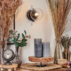 hofstein Applique murale - Verre 12 cm Chehalis Clair, 1 lumière