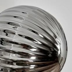 hofstein Applique murale - Verre 12 cm Chehalis Fumé, 1 lumière