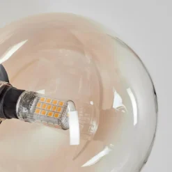 hofstein Applique murale - Verre 12 cm Chehalis Ambre, Clair, 1 lumière