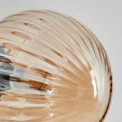 hofstein Applique murale - Verre 12 cm Chehalis Ambre, 1 lumière