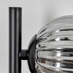 hofstein Applique murale - Verre 10 cm Chehalis Ambre, Fumé, 3 lumières