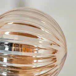 hofstein Applique murale - Verre 10 cm Chehalis Ambre, 3 lumières