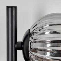 hofstein Applique murale - Verre 10 cm, 12 cm Chehalis Ambre, Fumé, 3 lumières