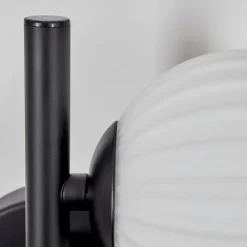 hofstein Applique murale - Verre 10 cm Chehalis Blanc, 2 lumières