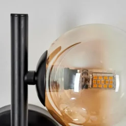 hofstein Applique murale - Verre 10 cm Chehalis Ambre, Clair, 3 lumières