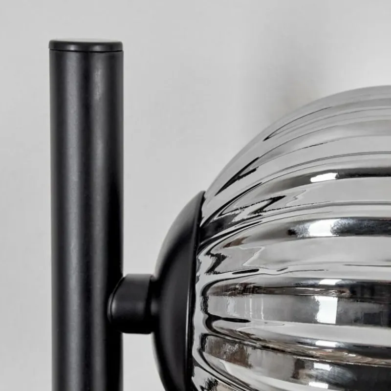 hofstein Applique murale - Verre 10 cm Chehalis Ambre, Clair, Fumé, 3 lumières