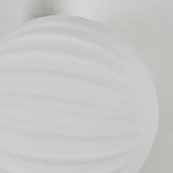 hofstein Applique murale - Verre 10 cm, 12 cm Chehalis Blanc, 3 lumières