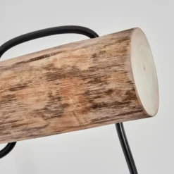 hofstein Applique murale - Verre 15 cm Koyoto Écru, Noir, 1 lumière