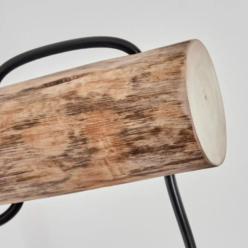 hofstein Applique murale - Verre 15 cm Koyoto Écru, Noir, 1 lumière