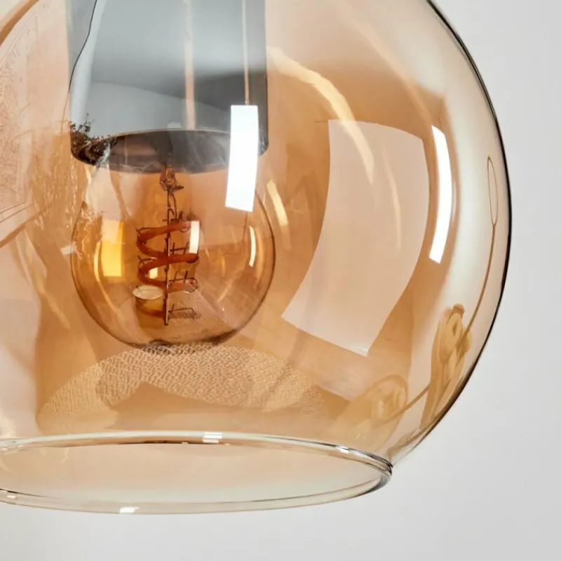 hofstein Applique murale - Verre 15 cm Koyoto Écru, Noir, 1 lumière