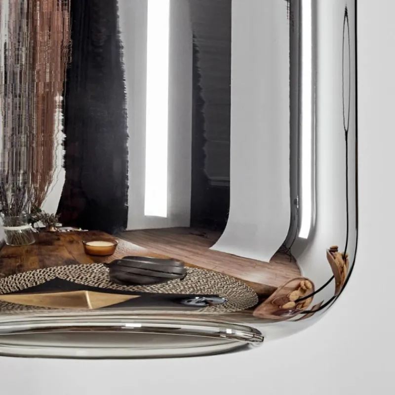 hofstein Applique murale - Verre 15 cm Lauden Écru, Noir, 1 lumière