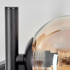 hofstein Applique murale - Verre Chehalis Ambre, 2 lumières