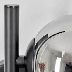 hofstein Applique murale - Verre Chehalis Clair, Fumé, 2 lumières