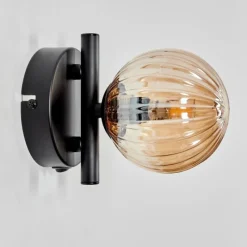 hofstein Applique murale - Verre Chehalis Ambre, 1 lumière