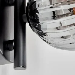 Suspension Verre Fumé-hofstein Applique murale - Verre Chehalis Fumé, 1 lumière