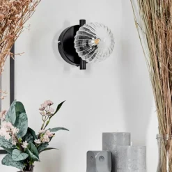 hofstein Applique murale - Verre Chehalis Clair, 1 lumière