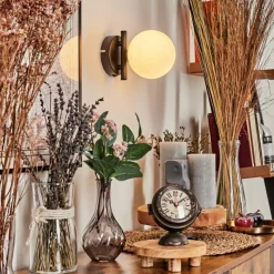 hofstein Applique murale - Verre Chehalis Blanc, 1 lumière