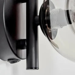 hofstein Applique murale - Verre Chehalis Fumé, 1 lumière