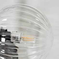 hofstein Applique murale - Verre Chehalis Clair, 2 lumières