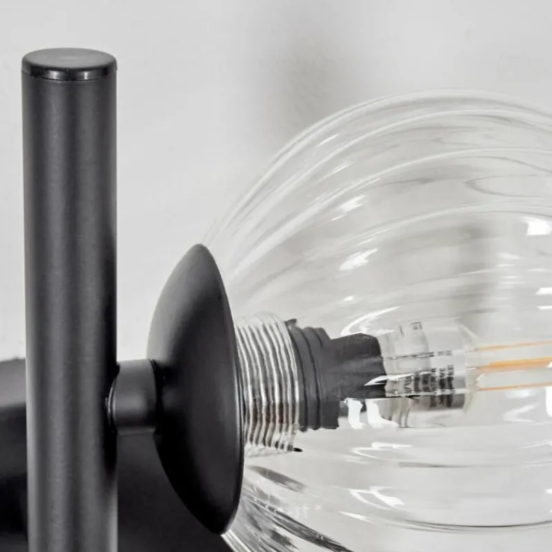 hofstein Applique murale - Verre Chehalis Clair, 2 lumières