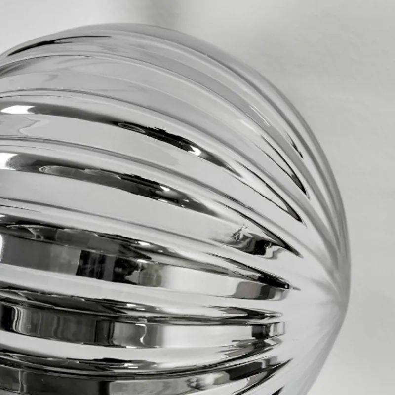 hofstein Applique murale - Verre Chehalis Fumé, 2 lumières