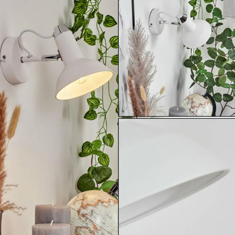 Luminaires Scandinaves-hofstein Applique murale Vouzy Blanc, 1 lumière
